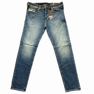 DIESEL Buster Tapered MENs JEANS RE062 Sz 34”X 32” MSRP $250 Measures Included